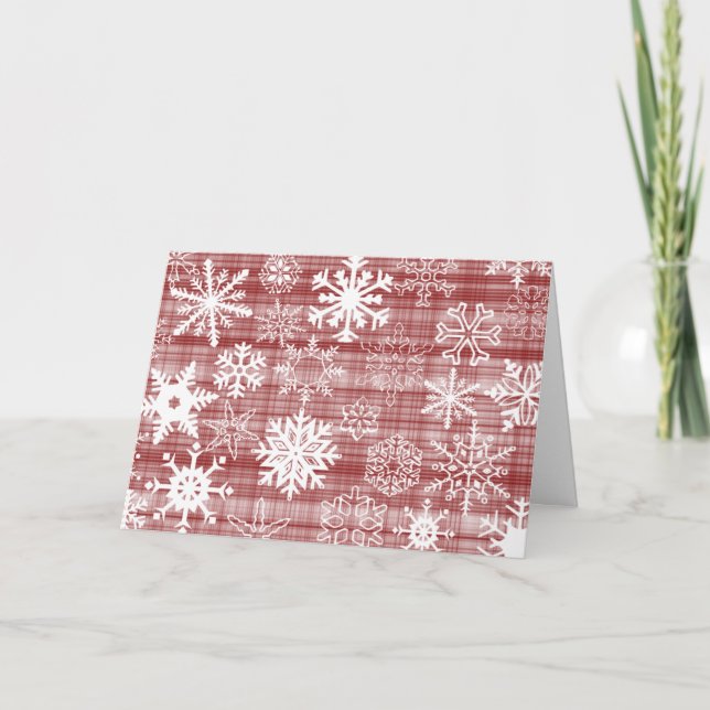 Cartes Pour Fêtes Annuelles Snowflakes/Isa 9:6 (Devant)
