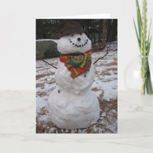 Cartes Pour Fêtes Annuelles snowman