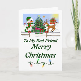 Cartes Pour Fêtes Annuelles Snowmen de vacances