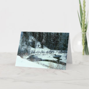 Cartes Pour Fêtes Annuelles Snowy