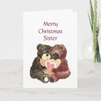Soeur de Joyeux Noël, étreintes d'ours de nounours