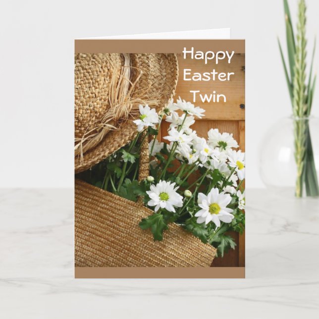 CARTES POUR FÊTES ANNUELLES **SOEUR DOUCE** VOUS AIME À PÂQUES (Devant)