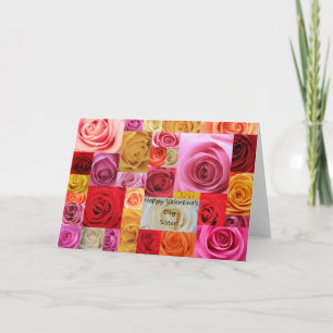 Cartes Pour Fêtes Annuelles Soeur Heureuse Sainte-Valentin Rose