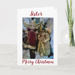 CARTES POUR FÊTES ANNUELLES ***SOEUR SPÉCIALE*** ANGELS POUR VOUS À NOËL