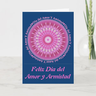 Cartes Pour Fêtes Annuelles Soin de Dia del Amor y Armistad