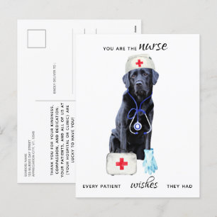 Cartes Pour Fêtes Annuelles Soins infirmiers Médicales personnalisés jour