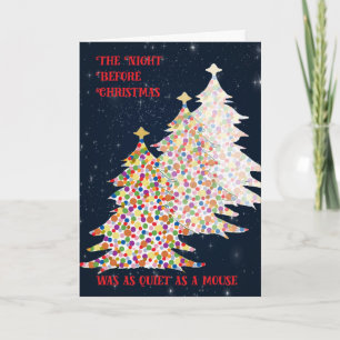 Cartes Pour Fêtes Annuelles Soins, La Nuit Avant Noël