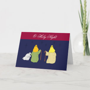 Cartes Pour Fêtes Annuelles Soirée Sainte - Noël