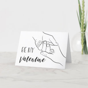 Cartes Pour Fêtes Annuelles Sois ma Saint Valentin mignonne amour Saint Valent