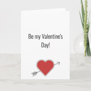 Cartes Pour Fêtes Annuelles Sois mon jour de la Saint-Valentin !