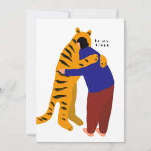 Cartes Pour Fêtes Annuelles Sois mon tigre