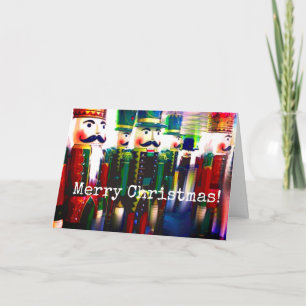 Cartes Pour Fêtes Annuelles Soldats des cétacés colorés Joyeux Noël