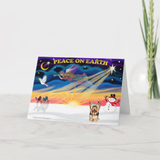 Cartes Pour Fêtes Annuelles Soleil de Noël - Yorkshire Terrier 17