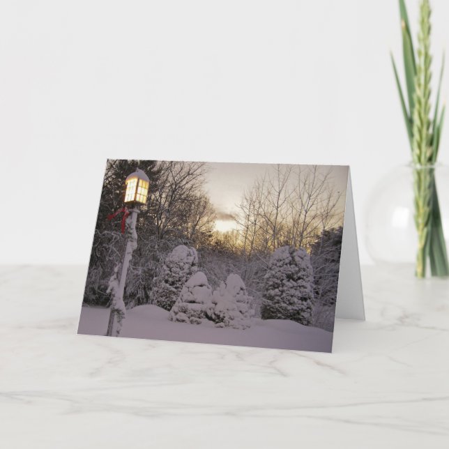 Cartes Pour Fêtes Annuelles Solstice d'hiver (Devant)