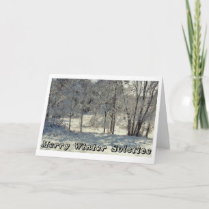 Cartes Pour Fêtes Annuelles Solstice d'hiver