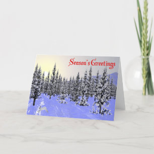 Cartes Pour Fêtes Annuelles Solstice d'hiver