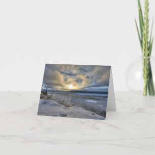 Cartes Pour Fêtes Annuelles Solstice d'hiver Turnagain Arme
