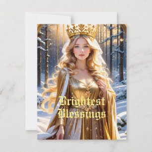 Cartes Pour Fêtes Annuelles Solstice Yule Pagan Wiccan Asatru Heathen Holiday