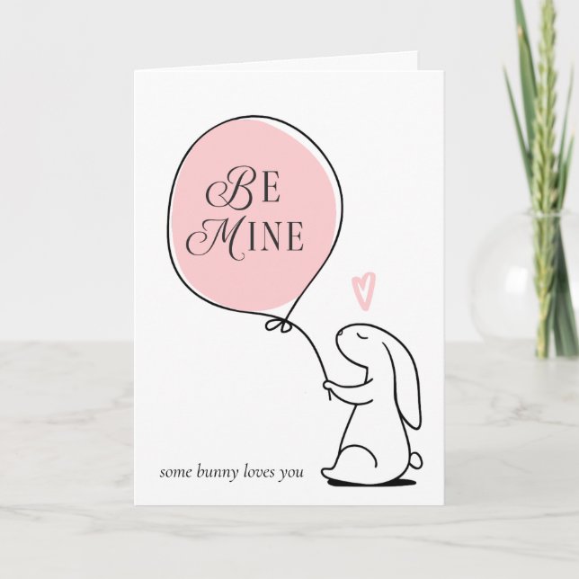 Cartes Pour Fêtes Annuelles Some bunny loves you Valentine's Day Personalized (Devant)
