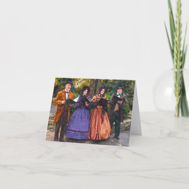 Cartes Pour Fêtes Annuelles Son Des Caroleurs (Devant)