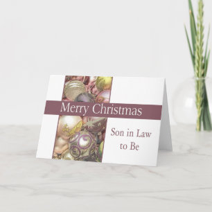 Cartes Pour Fêtes Annuelles son in law to be Merry Christmas card