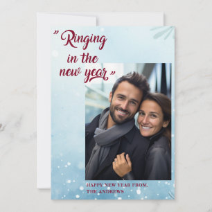 Cartes Pour Fêtes Annuelles Sonnez au Nouvel An ! Moderne, photo