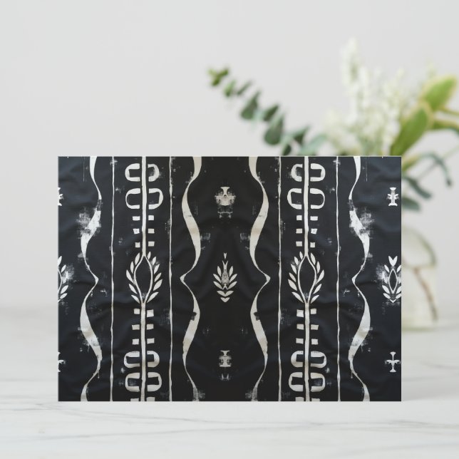 Cartes Pour Fêtes Annuelles Sophisticated Soul (Debout devant)