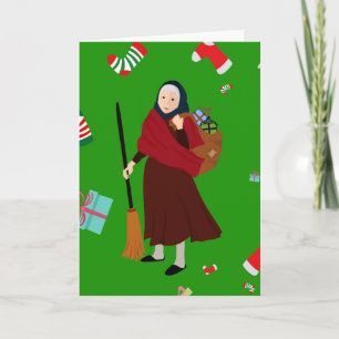 Cartes Pour Fêtes Annuelles sorcière de noël Befana