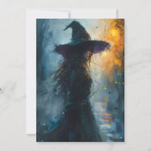 Sorcière maléfique aquarelle
