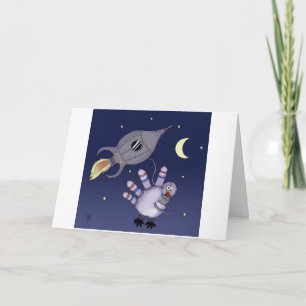 Cartes Pour Fêtes Annuelles Sortez de ce monde Salutation de grâces