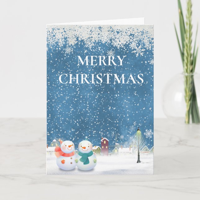 Cartes Pour Fêtes Annuelles Souhaitez Joyeux Noël Décoratif (Devant)