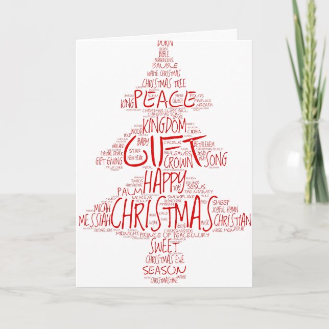 Cartes Pour Fêtes Annuelles Souhaitez Joyeux Noël Décoratif (Devant)
