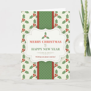 Cartes Pour Fêtes Annuelles Souhaitez Joyeux Noël Décoratif