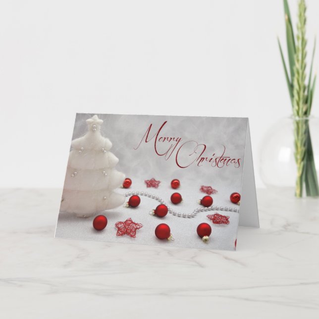 Cartes Pour Fêtes Annuelles Souhaitez Joyeux Noël Décoratif (Devant)