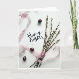 CARTES POUR FÊTES ANNUELLES SOUHAITEZ QUE CE SOIT EN PERSONNE "HAPPY EASTER"
