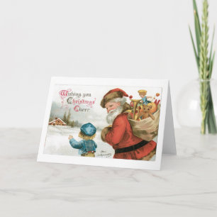 Cartes Pour Fêtes Annuelles Souhaitez-vous Noël Soin