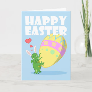 Cartes Pour Fêtes Annuelles Souhaitez-vous un Cthulhu Pâques