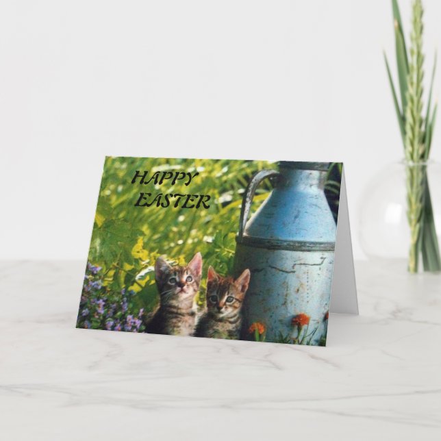CARTES POUR FÊTES ANNUELLES SOUHAITS DE CUISINE DE PÂQUES (Devant)