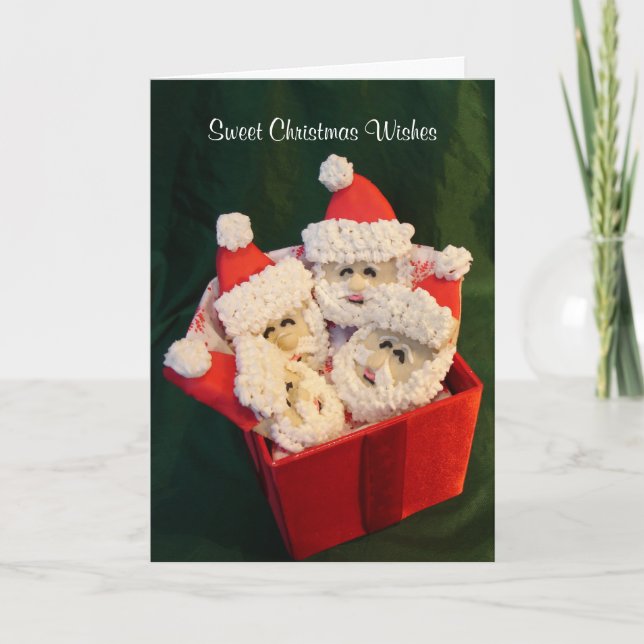 Cartes Pour Fêtes Annuelles Souhaits de Noël doux (Devant)