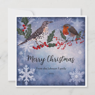 Cartes Pour Fêtes Annuelles Souhaits de Noël envoûtants : Salutation personnal