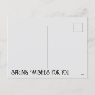 Cartes Pour Fêtes Annuelles Souhaits du printemps