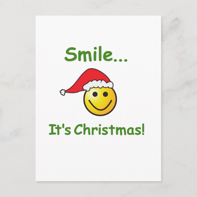 CARTES POUR FÊTES ANNUELLES SOURIRE...C'EST NOËL ! (Devant)
