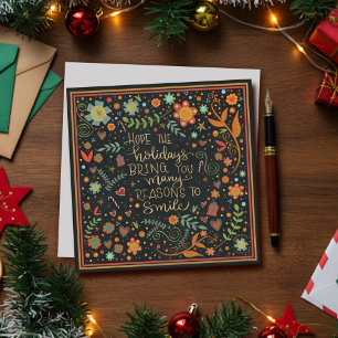 Cartes Pour Fêtes Annuelles Sourires de Fêtes Inspiration Inspiration de Fêtes
