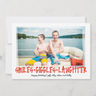 Cartes Pour Fêtes Annuelles Sourires * Giggles * Rires