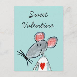 Cartes Pour Fêtes Annuelles Souris d'amour