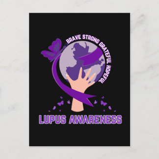 Cartes Pour Fêtes Annuelles Soutien lupus sensibilisation survivant guerrier