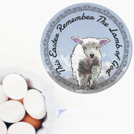 Cartes Pour Fêtes Annuelles Souvenez-vous de l'agneau de Dieu Art numérique de