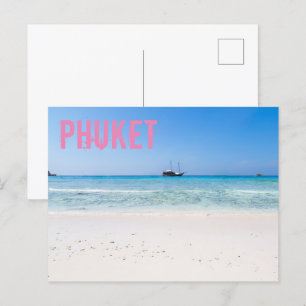 Cartes Pour Fêtes Annuelles souvenir Phuket Beach Thaïlande