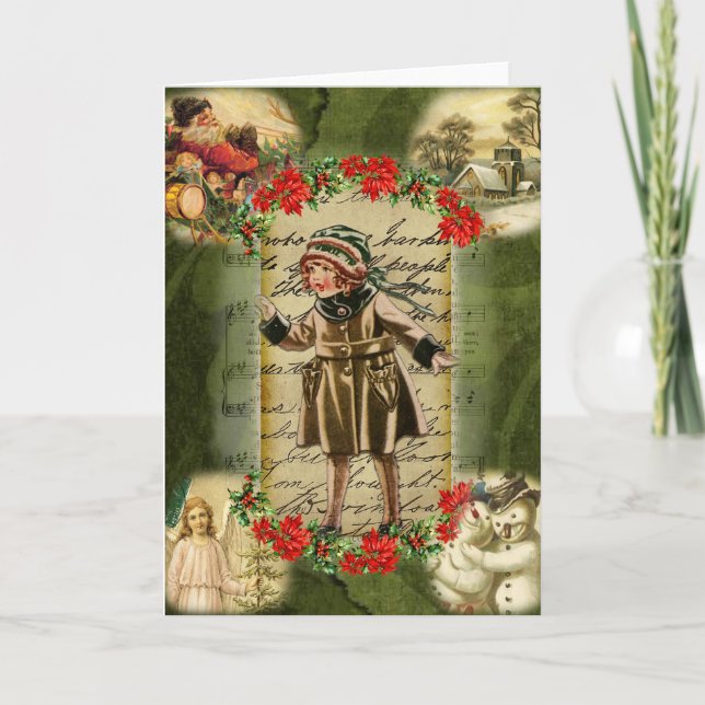 Cartes Pour Fêtes Annuelles souvenirs de Noël (Devant)