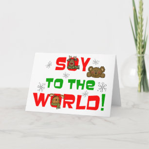 Cartes Pour Fêtes Annuelles Soy au monde